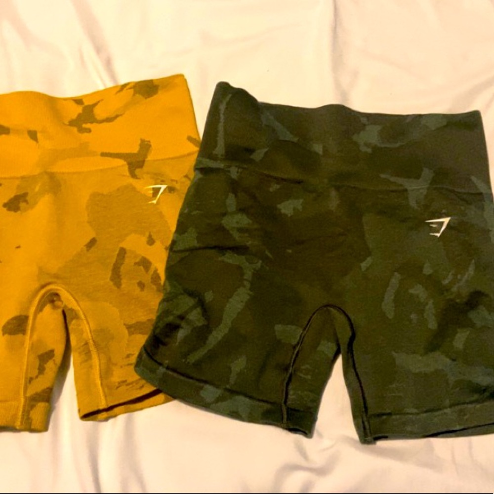 gymshark camo shorts